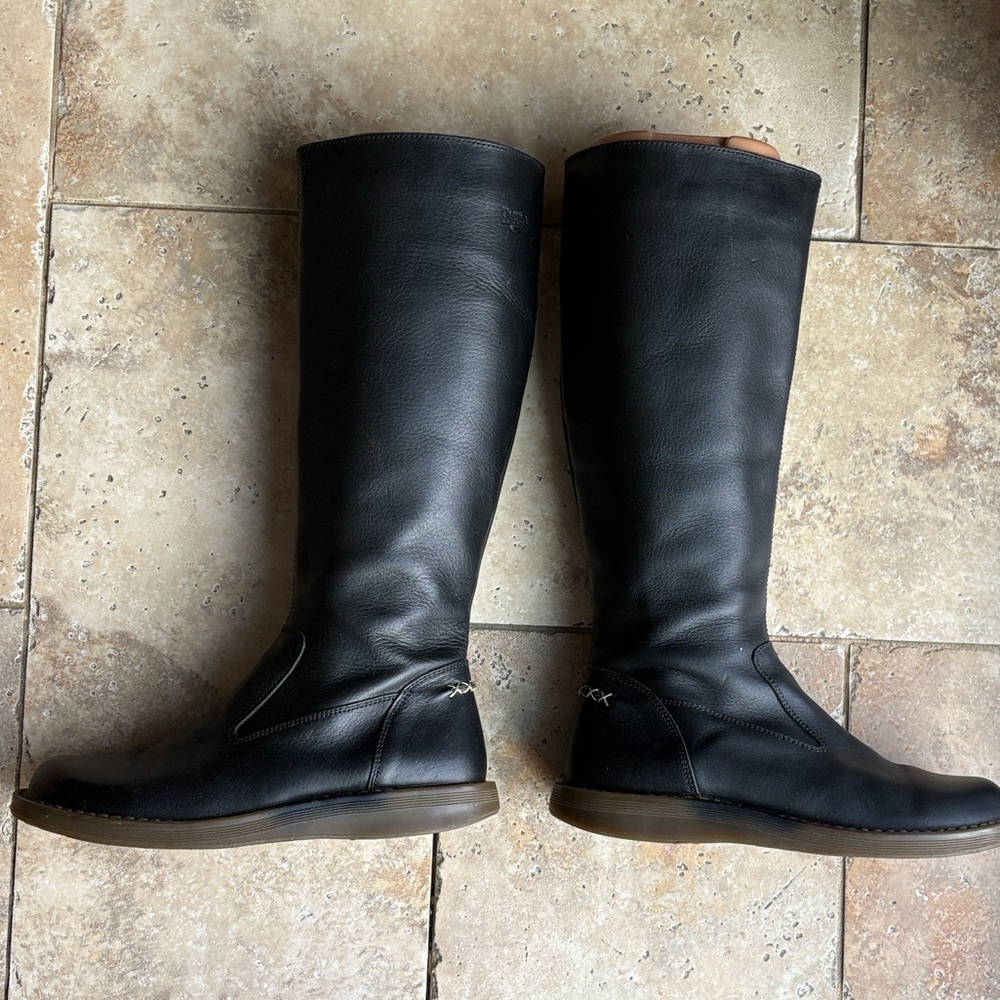 Dr. Martens Black Leather Moto Boots UK7 - Picture 13 of 13